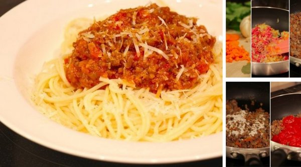 Мясной соус для спагетти