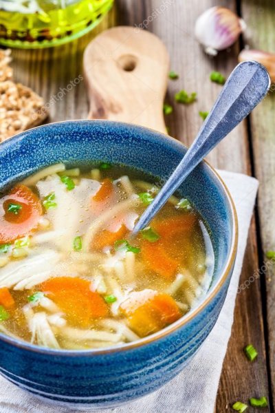 Суп «Вкусная тайна». Куриный суп с морковью