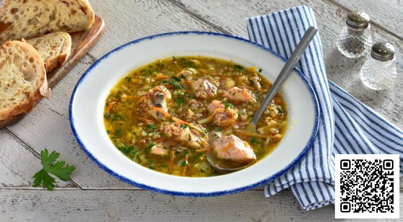 Рыбный суп с гречкой